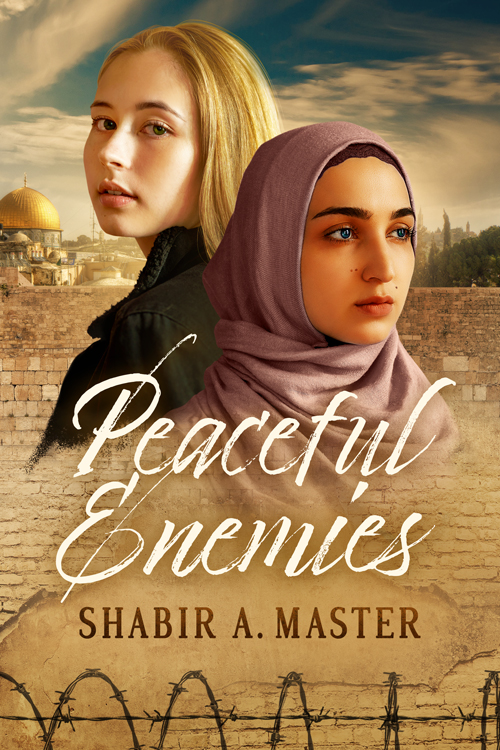 Contemporary Fiction Book Cover Design: Peaceful Enemies
