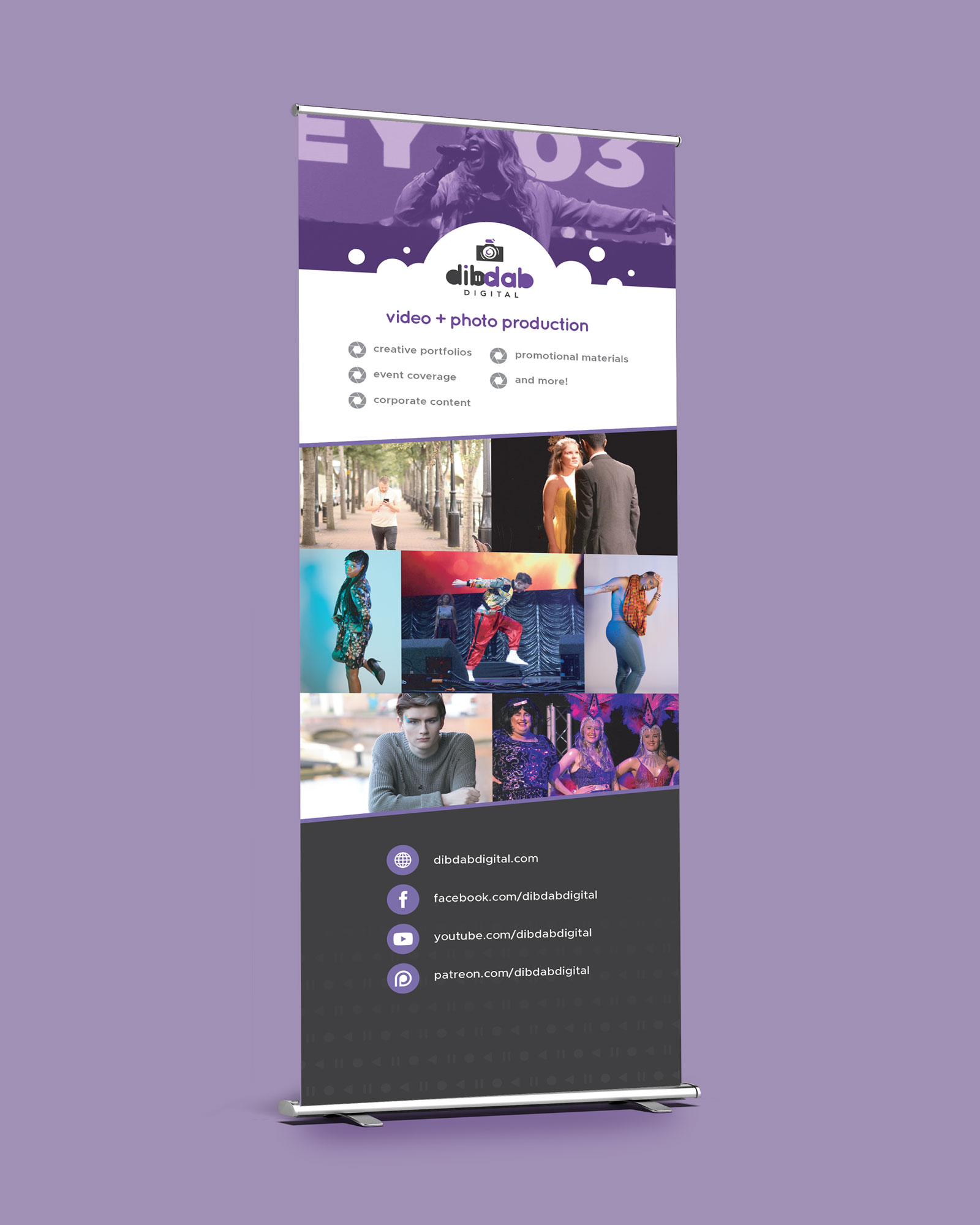 DibDabDigital: Vertical Banner Design