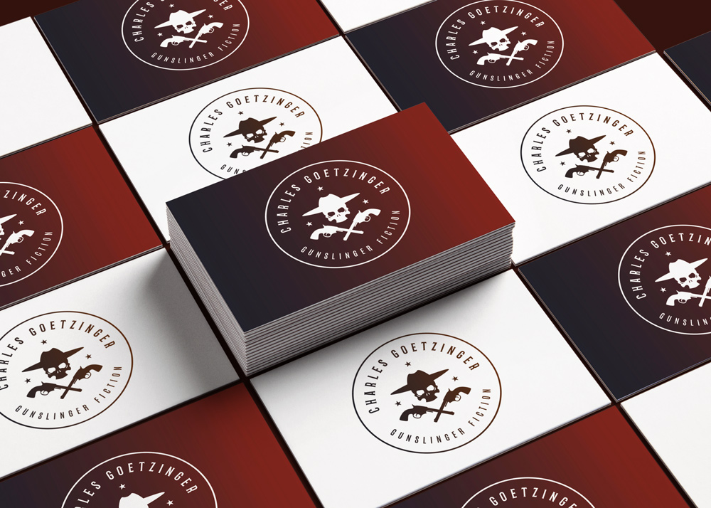 Charles Goetzinger - Gunslinger Fiction: Author Logo Design