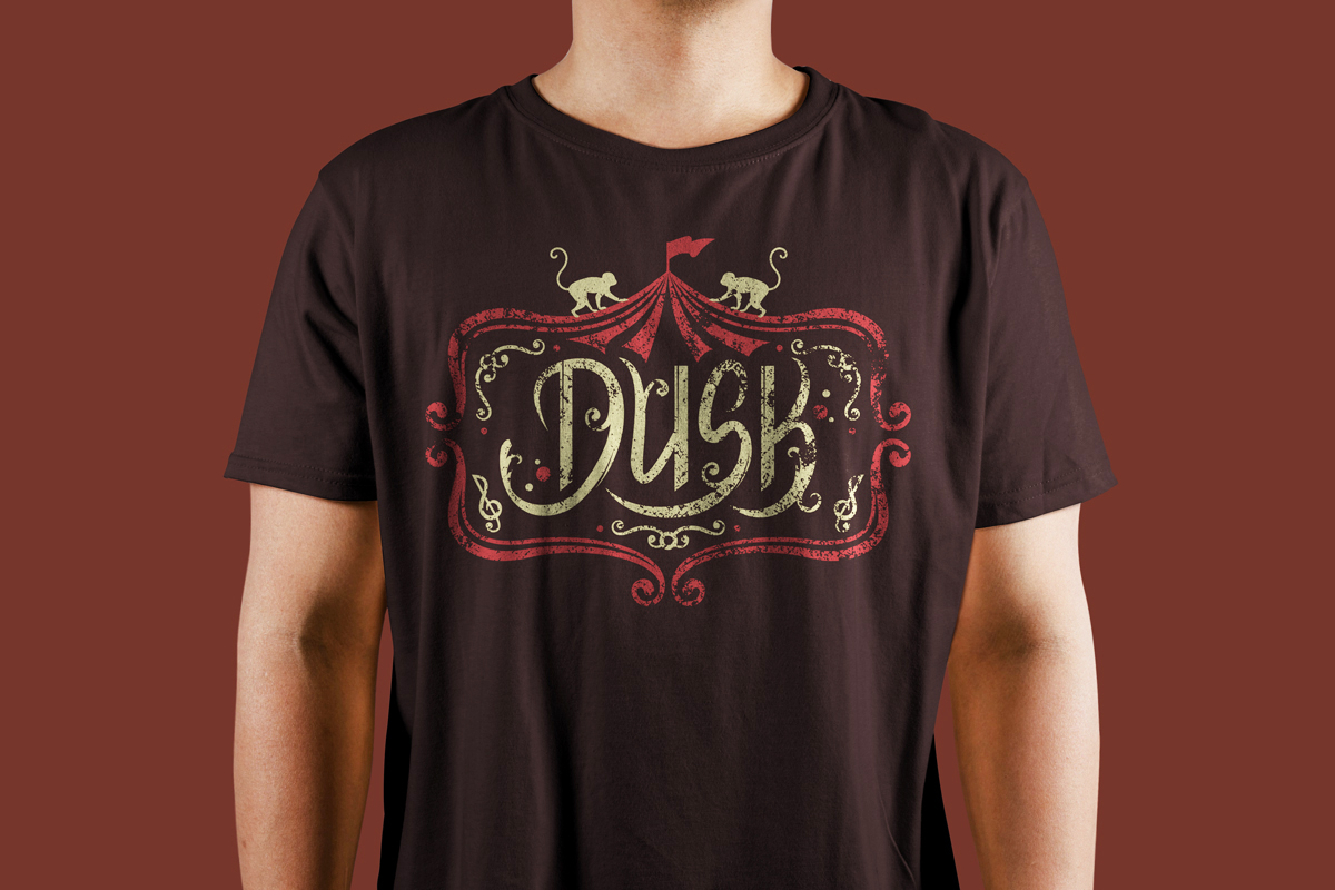 Dusk: Rock T-Shirt Design and Illustration