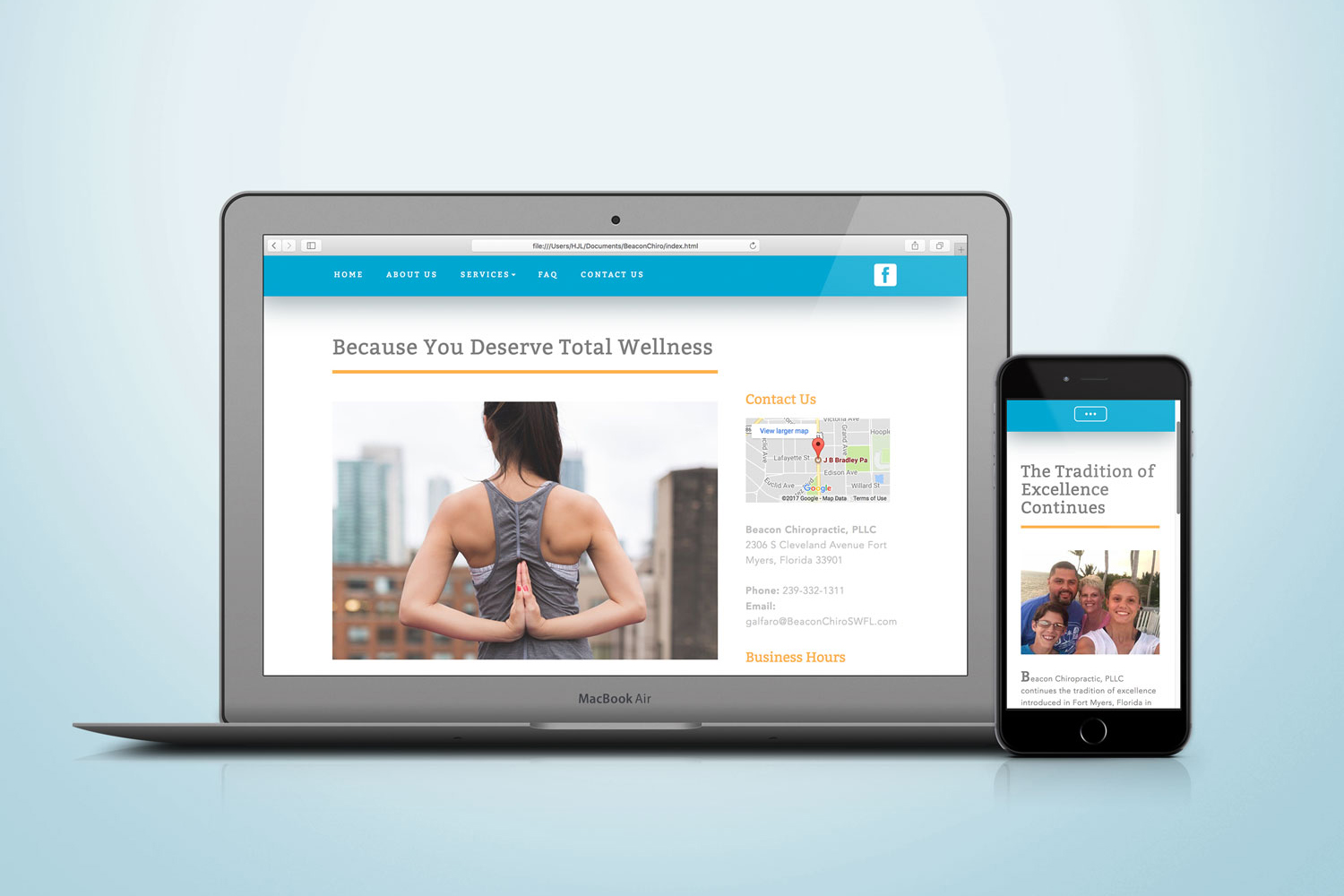 Beacon Chiropractic: Website Design